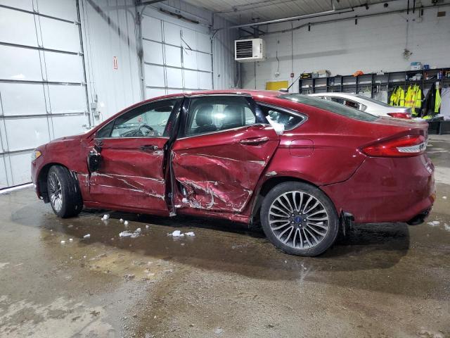 Sedans FORD FUSION 2017 Czerwony