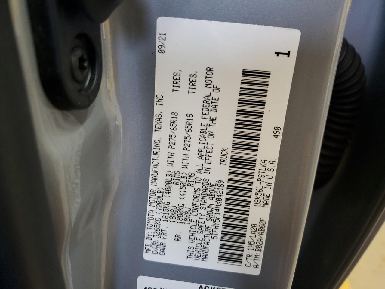 2021 Toyota Tundra - Image 12