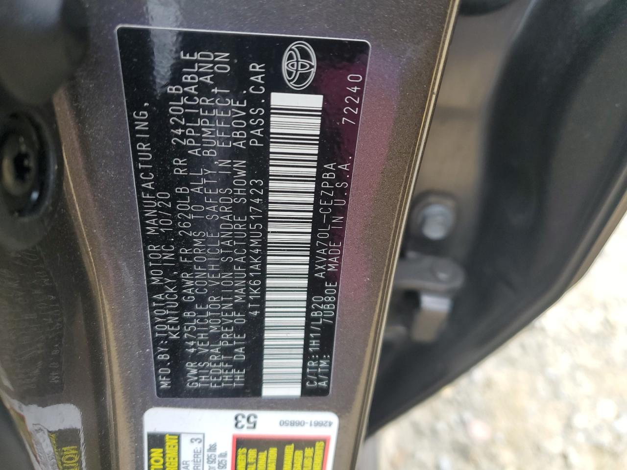 2021 Toyota Camry - Image 13