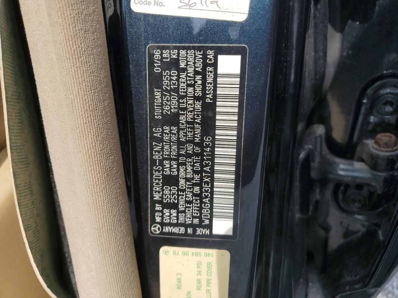 1996 Mercedes-Benz S-klasse - Image 13