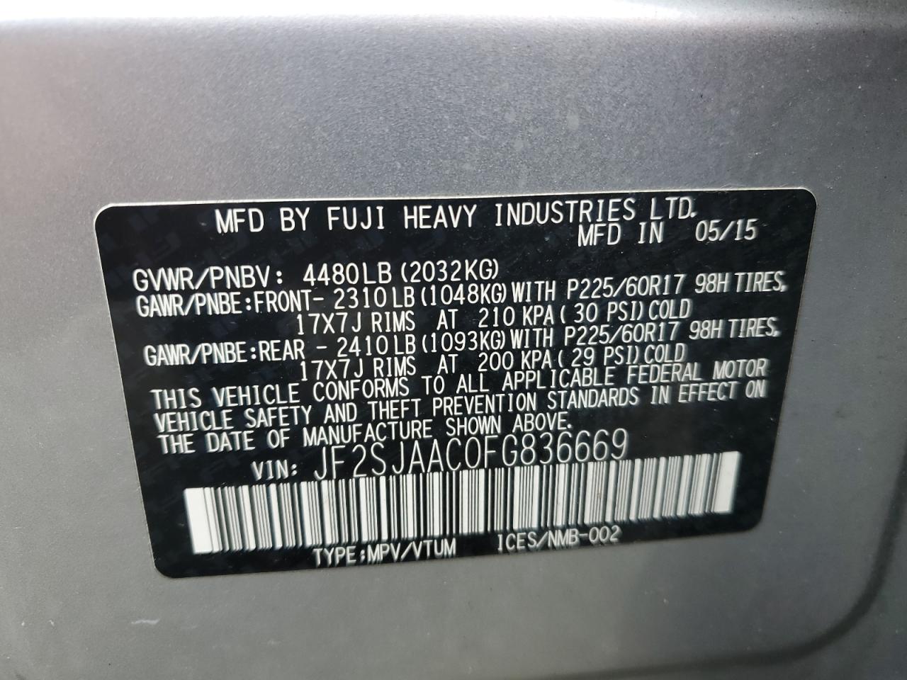 2015 Subaru Forester - Image 14