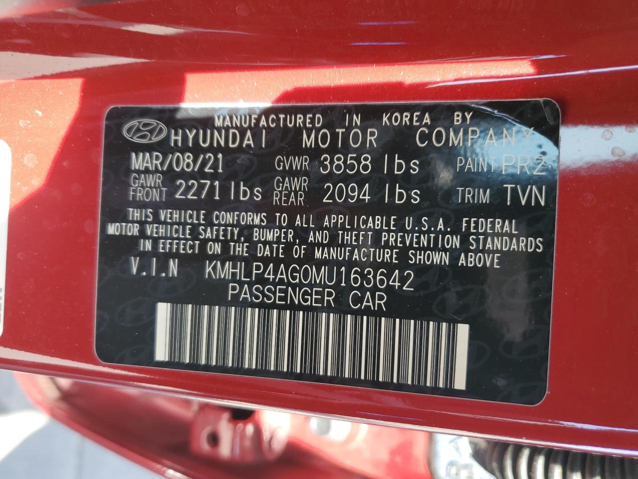 2021 Hyundai Elantra - Image 12
