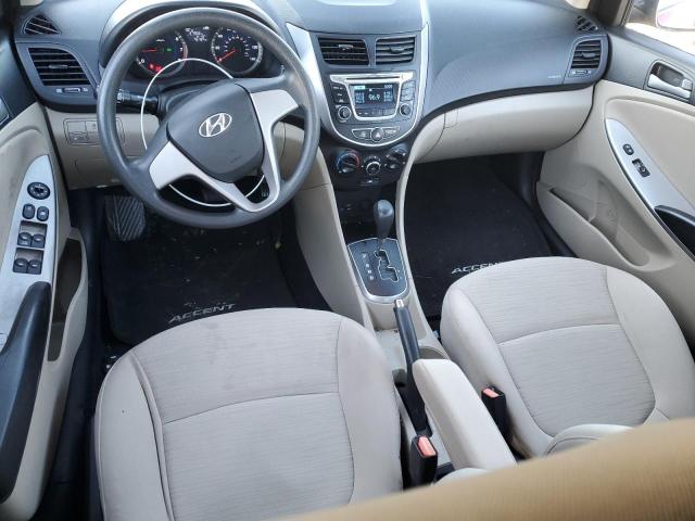  HYUNDAI ACCENT 2016 Red