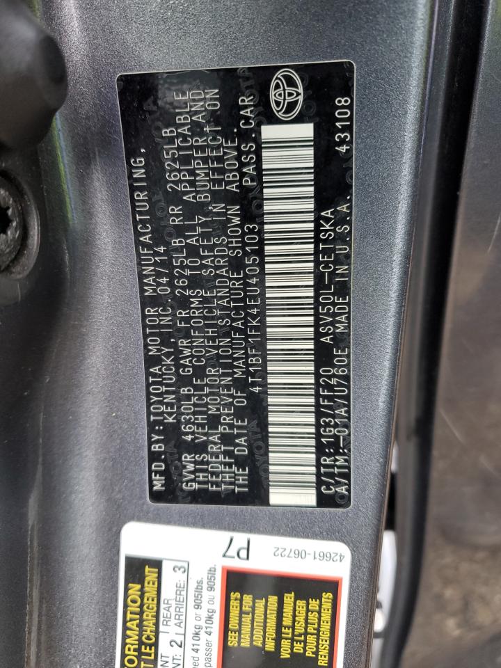 2014 Toyota Camry - Image 13