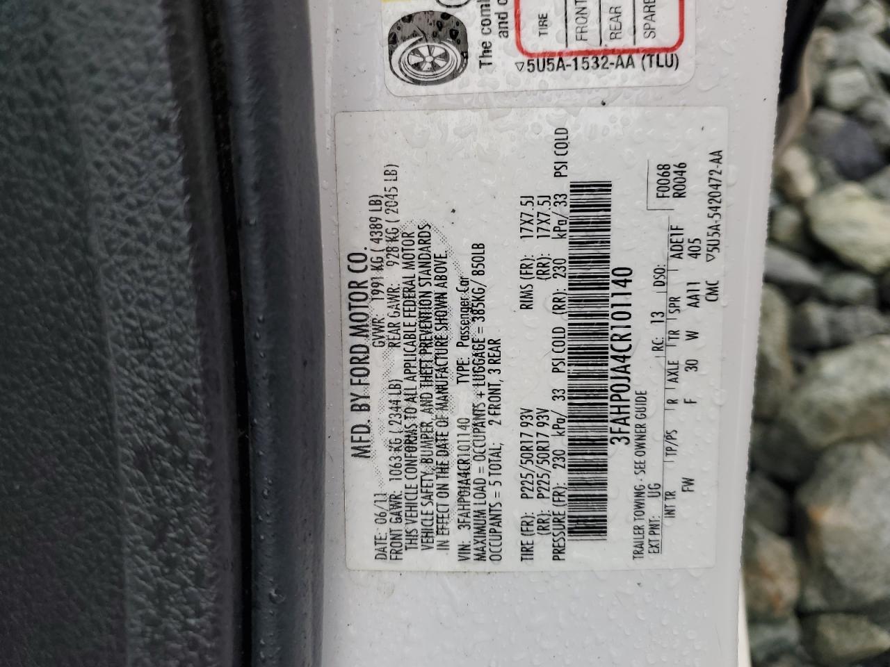 2012 Ford Fusion - Image 15