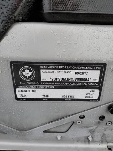 2018 SKIDOO RENEGADE