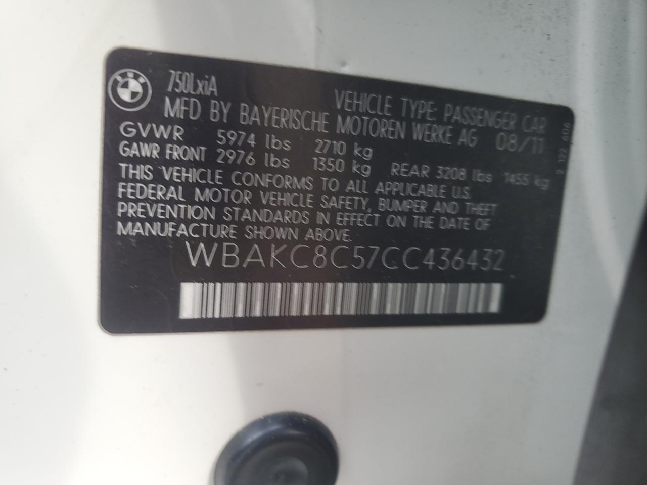 2012 BMW 7er - Image 12