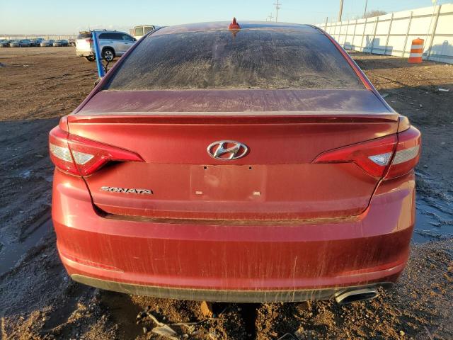 Sedans HYUNDAI SONATA 2016 Czerwony