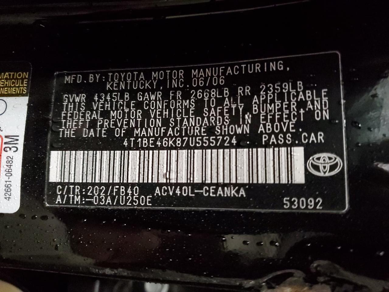 2007 Toyota Camry - Image 13
