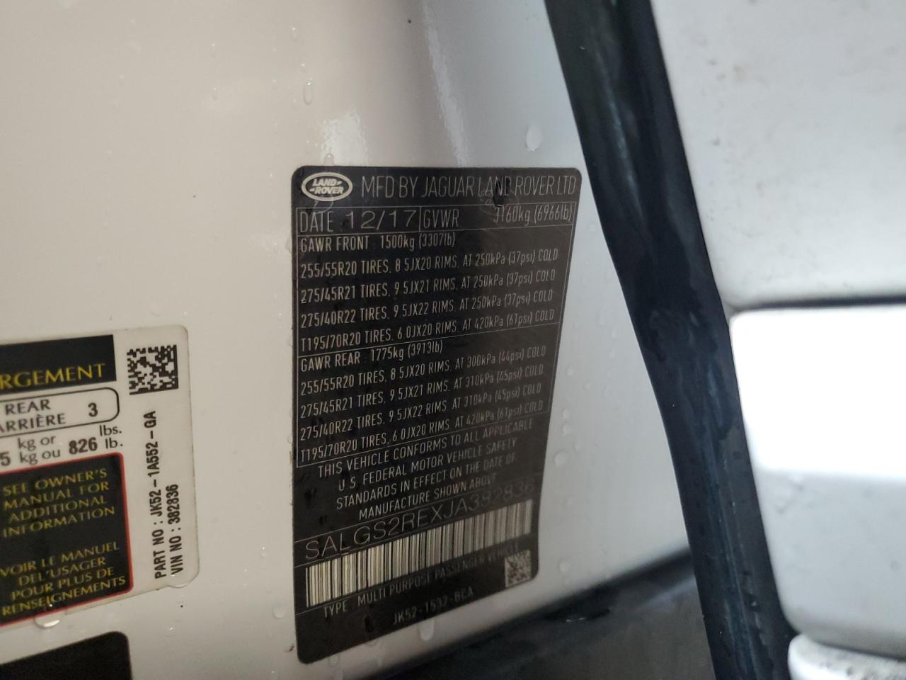 2018 Land Rover Range Rover - Image 13