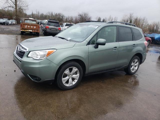 SUBARU FORESTER 2015 Зеленый