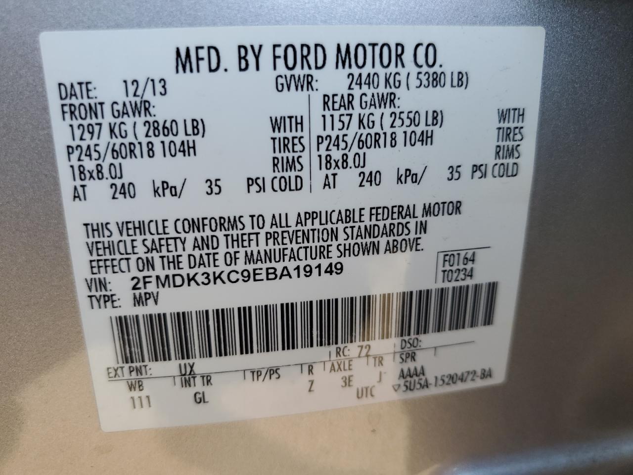 2014 Ford Edge - Image 12
