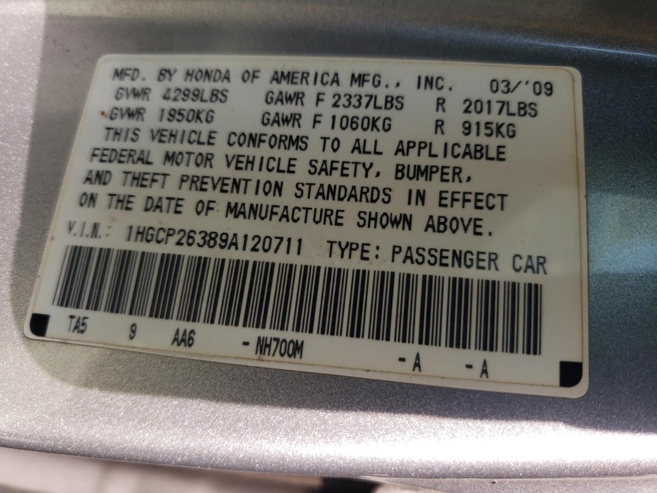 2009 Honda Accord - Image 13