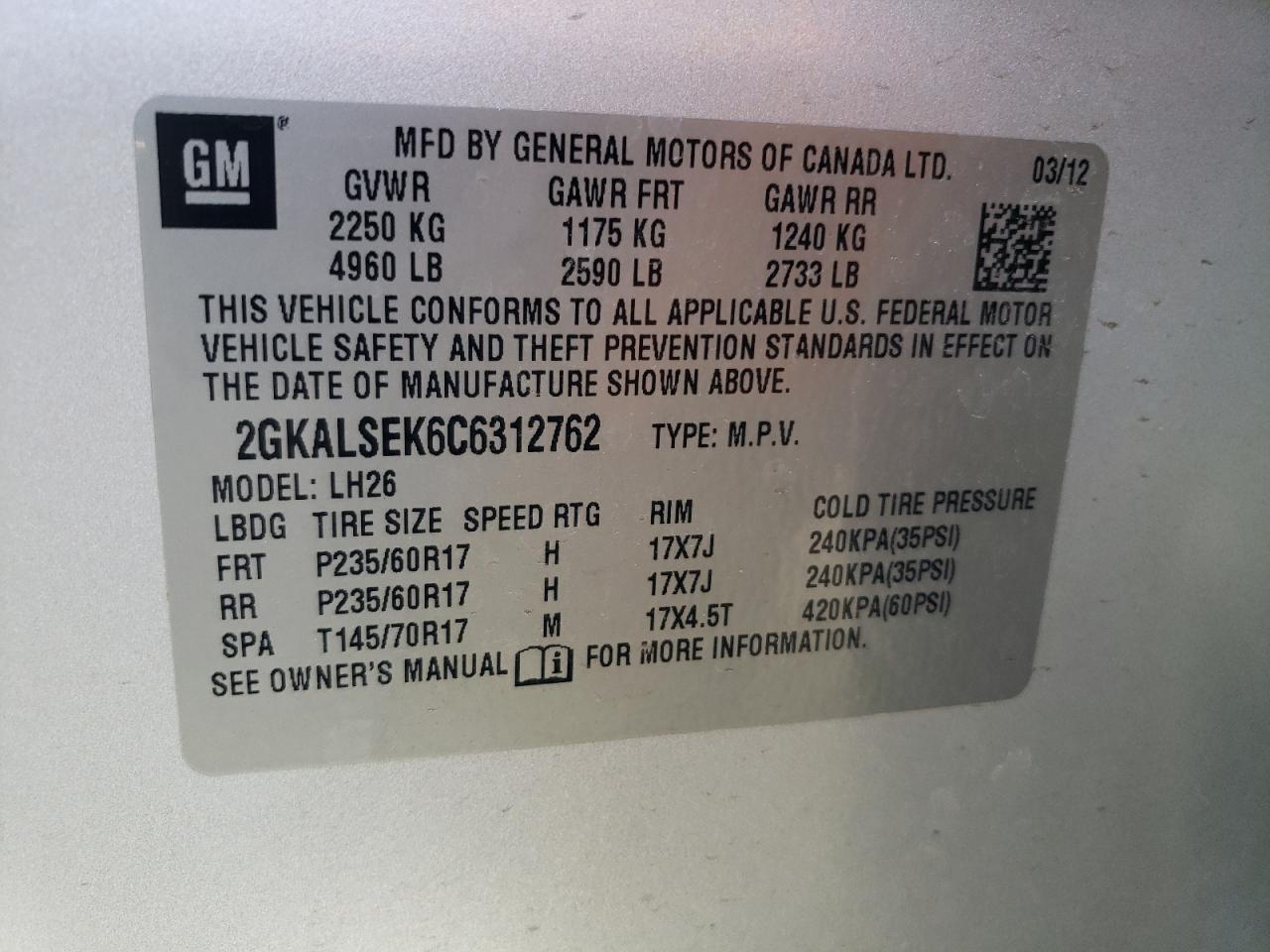 2012 GMC Terrain - Image 13