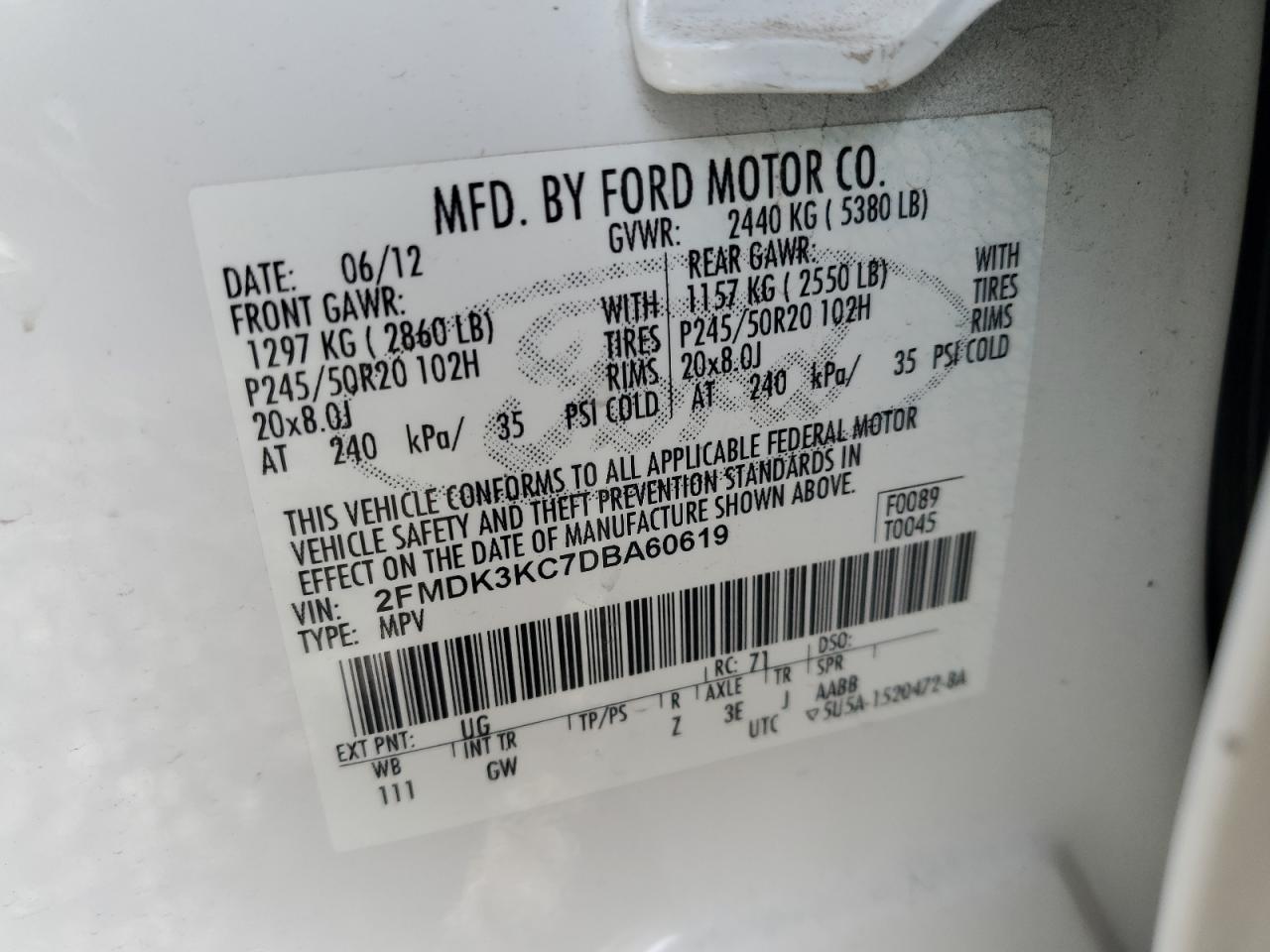 2013 Ford Edge - Image 12