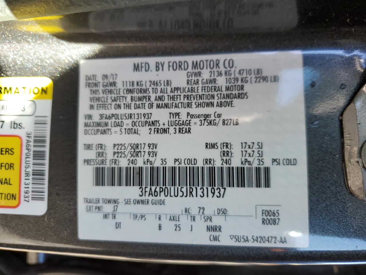 2018 Ford Fusion - Image 14