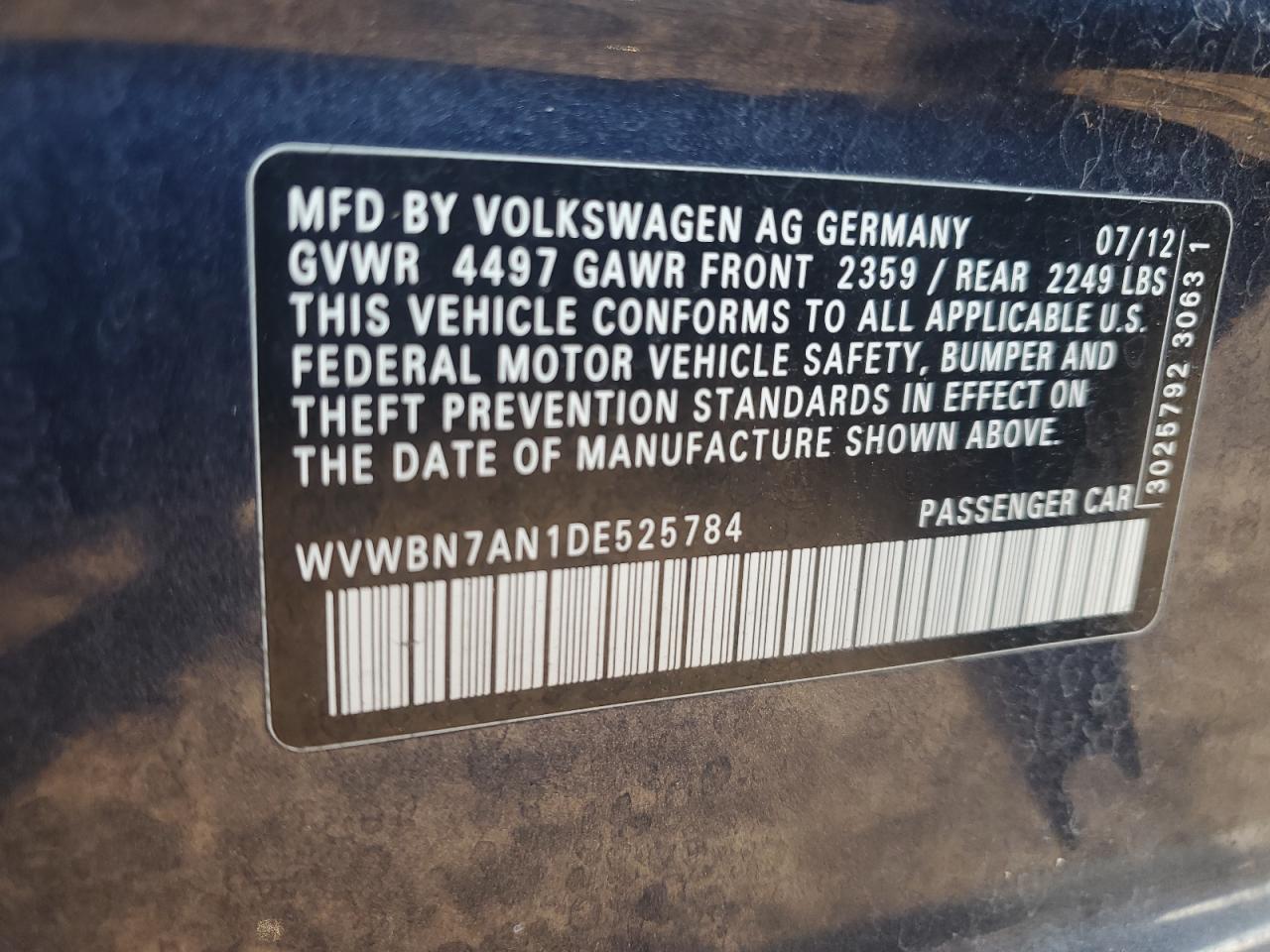 2013 Volkswagen Passat CC - Image 13
