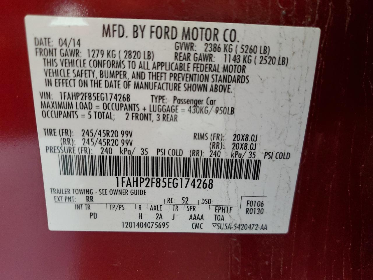 2014 Ford Taurus - Image 12