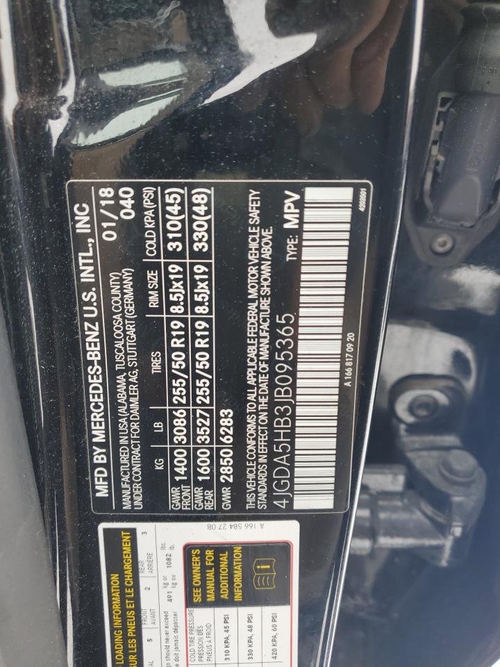 2018 Mercedes-Benz Gle 350 4Matic VIN: 4JGDA5HB3JB095365 Lot: 44522085