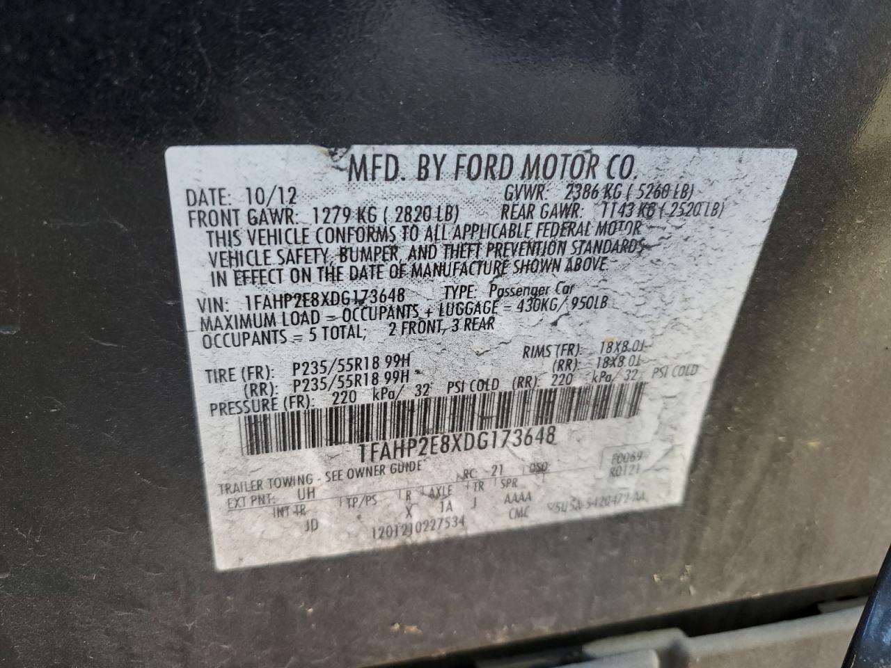 2013 Ford Taurus - Image 14