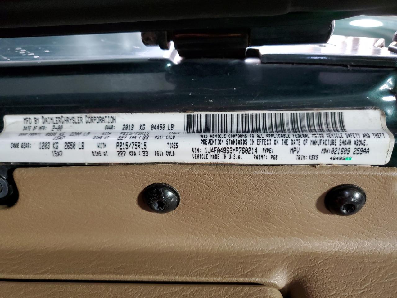 2000 Jeep Wrangler - Image 15