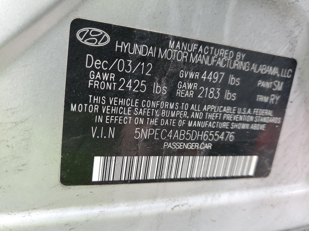 2013 Hyundai Sonata - Image 12