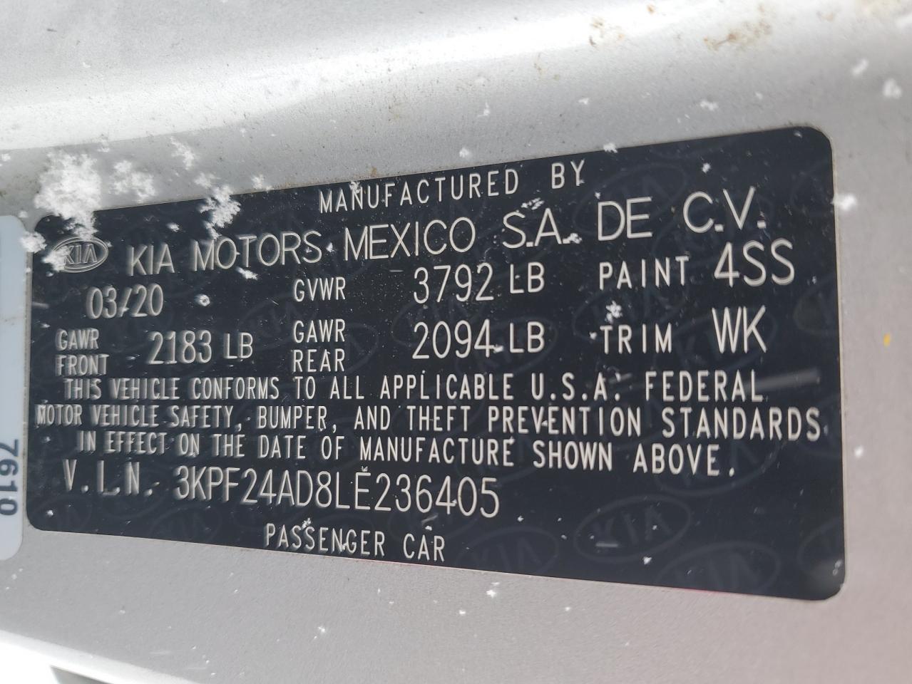 2020 Kia Forte - Image 15