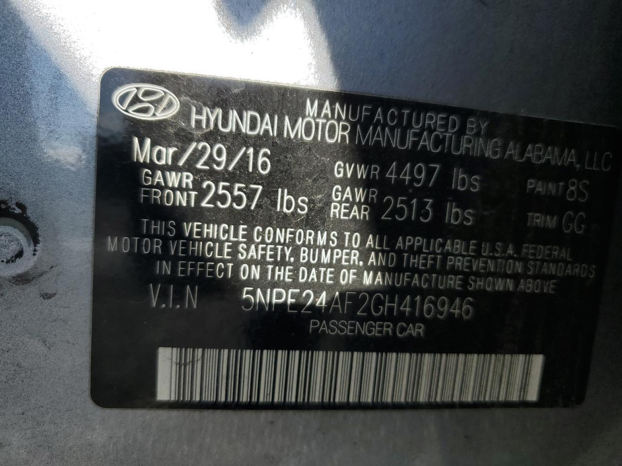 2016 Hyundai Sonata - Image 12