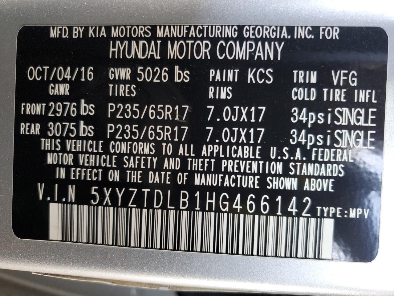 2017 Hyundai Santa Fe - Image 14