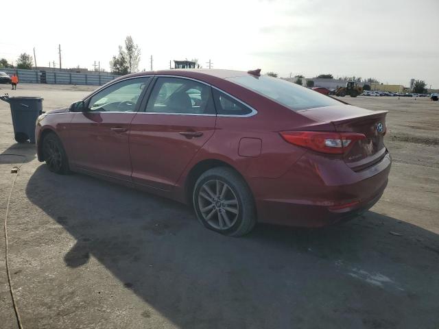 Sedans HYUNDAI SONATA 2016 Red