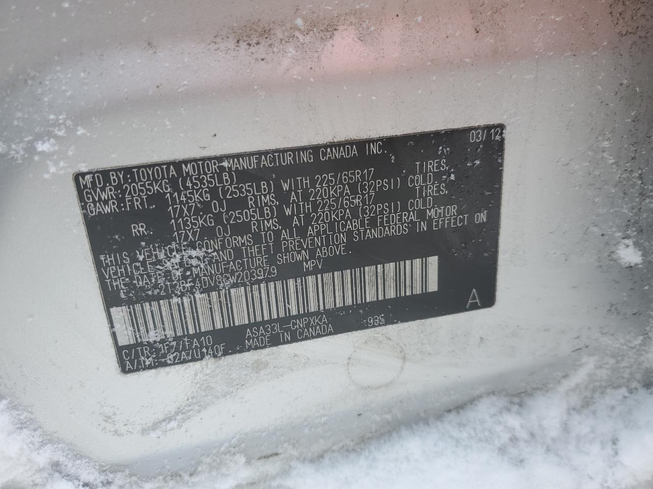 2012 Toyota RAV 4 - Image 13