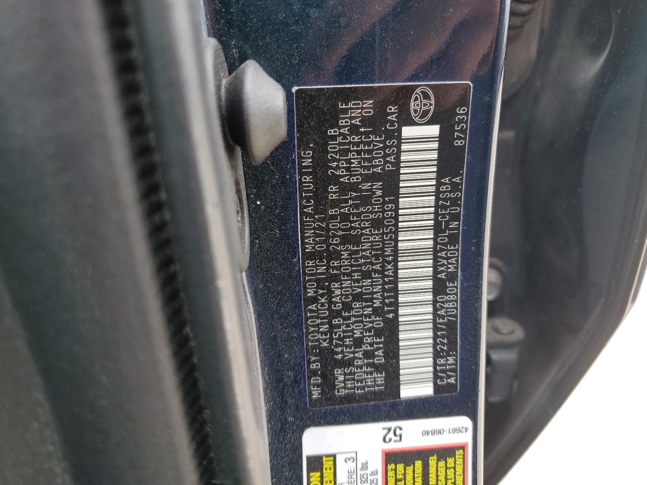 2021 Toyota Camry - Image 14