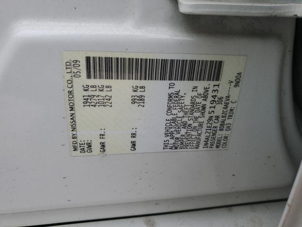 2009 Nissan Altima - Image 14