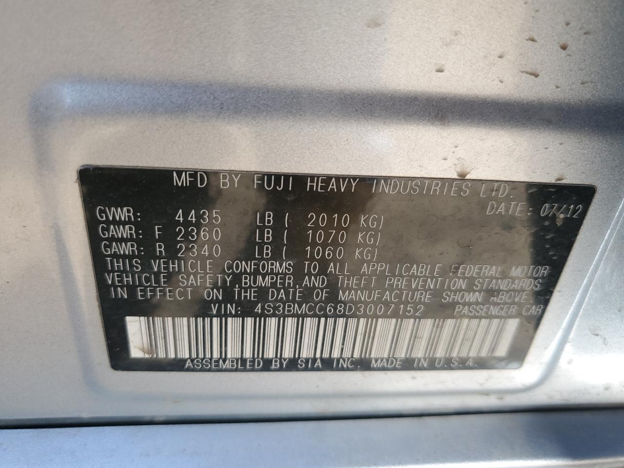 2013 Subaru Legacy - Image 12