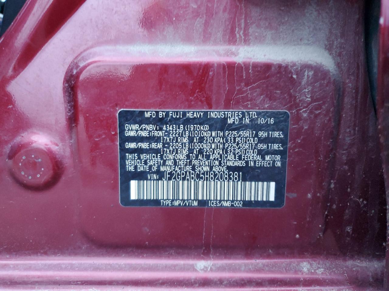 2017 Subaru XV - Image 13