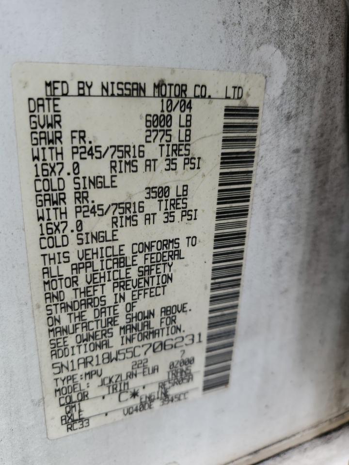 2005 Nissan Pathfinder - Image 13