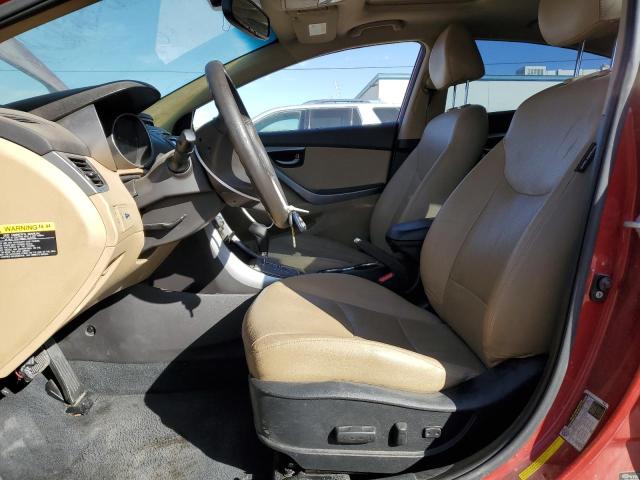 Седаны HYUNDAI ELANTRA 2013 Красный