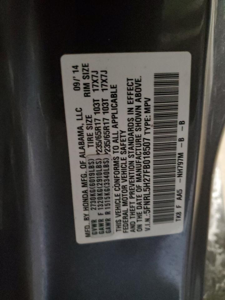2015 Honda Odyssey - Image 13