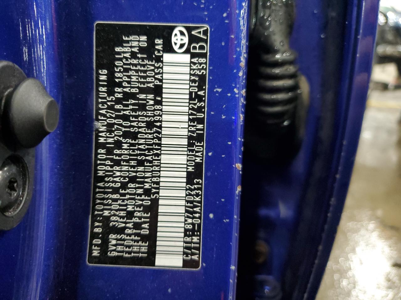 2015 Toyota Corolla - Image 14