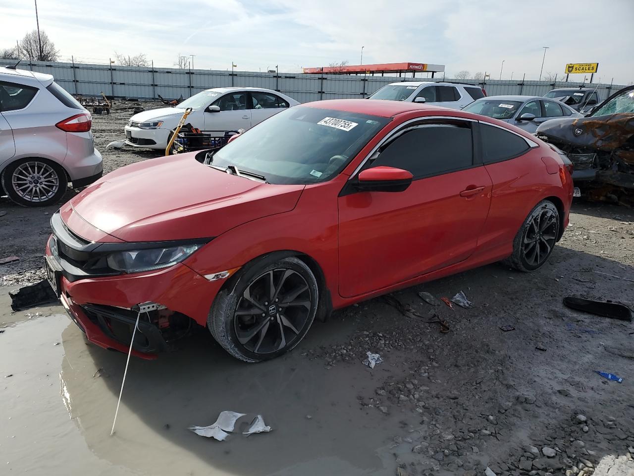2020 Honda Civic Sport на продаже в Cahokia Heights, IL - Frame Damage