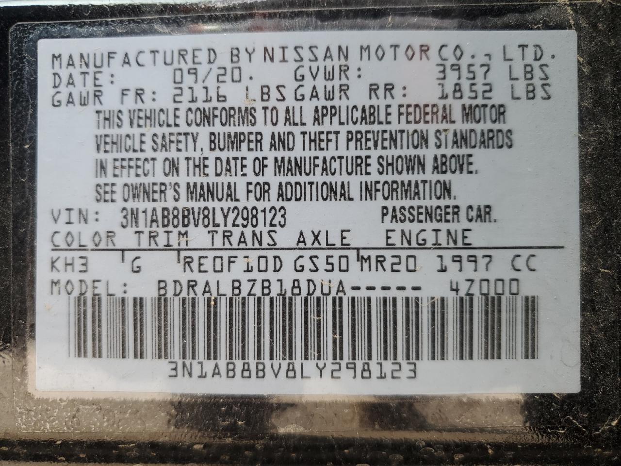 2020 Nissan Sentra - Image 13