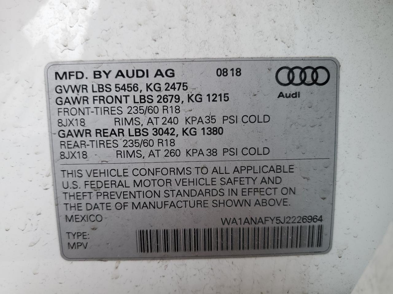 2018 Audi Q5 - Image 13