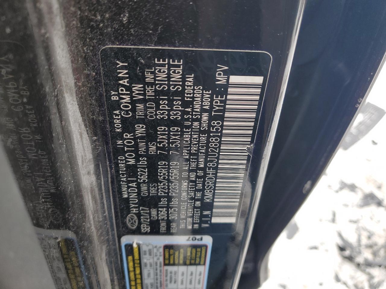 2018 Hyundai Santa Fe - Image 13