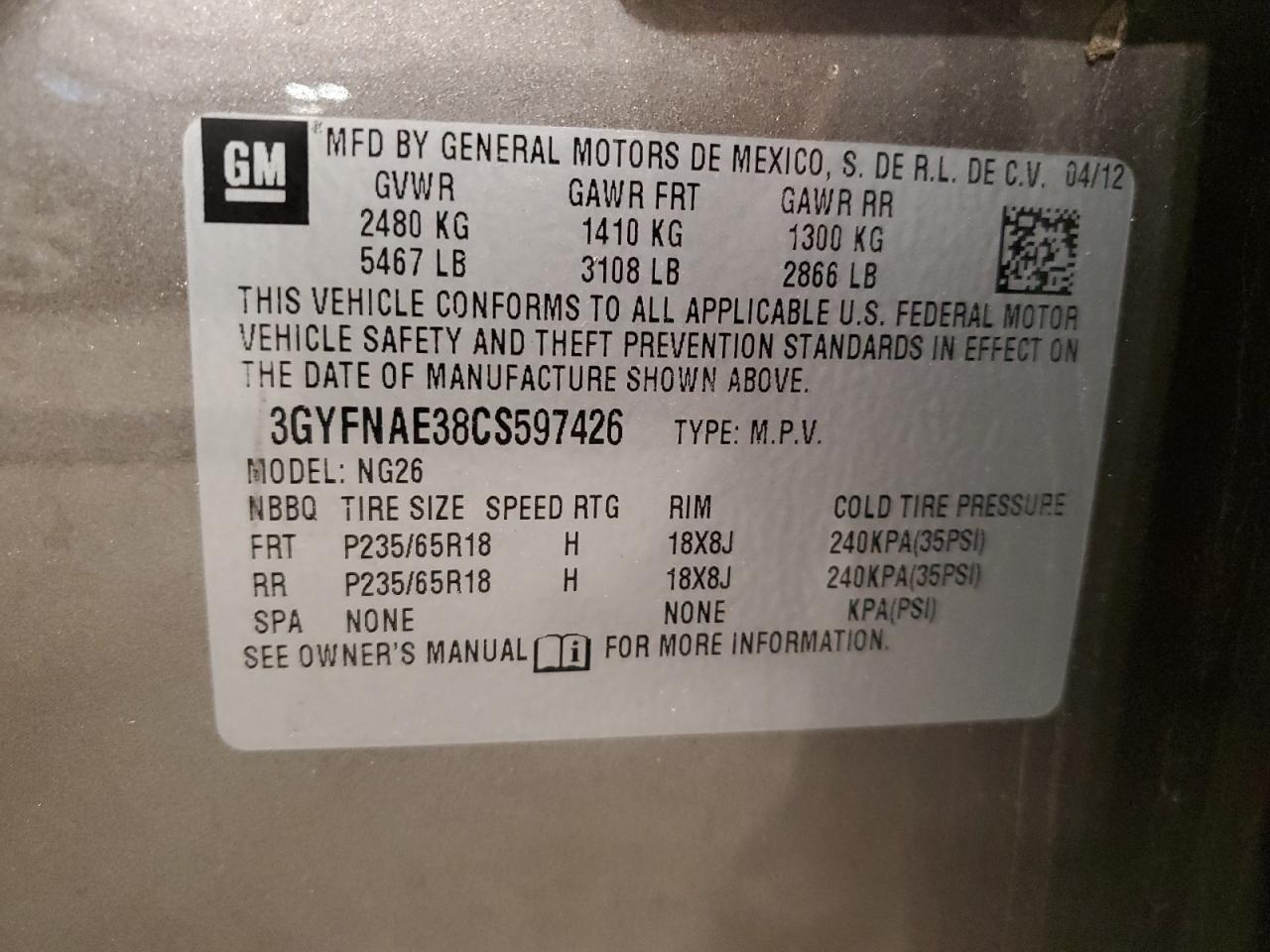 2012 Cadillac SRX - Image 13