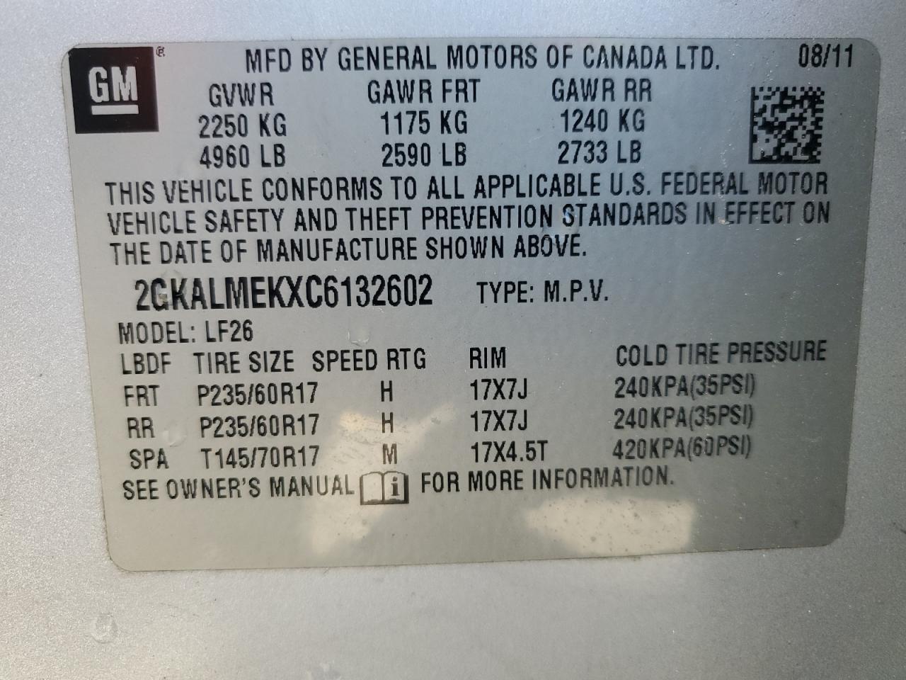 2012 GMC Terrain - Image 13