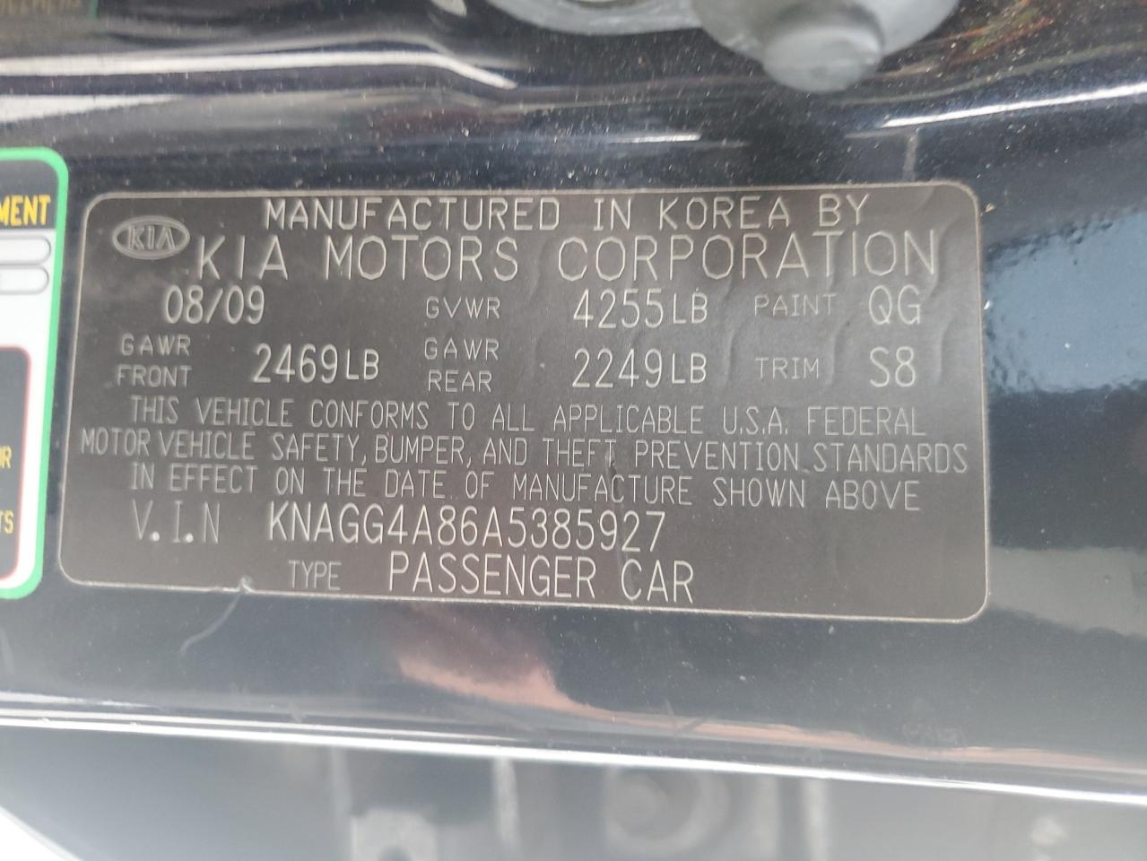 2010 Kia Optima - Image 13