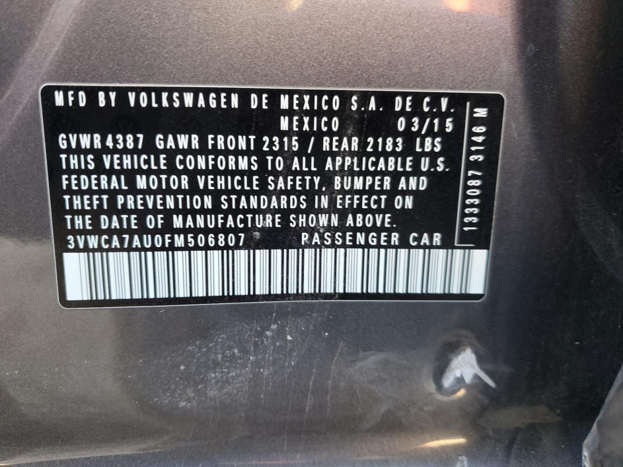 2015 Volkswagen Golf - Image 12
