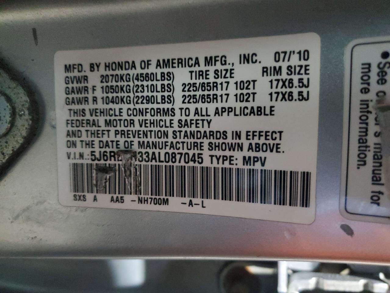 2010 Honda CR-V - Image 13