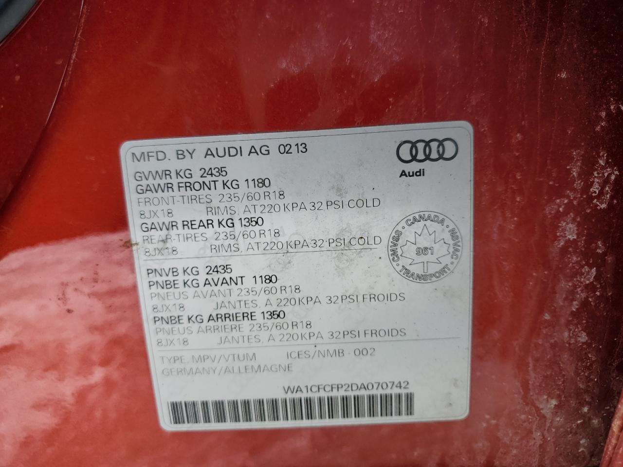 2013 Audi Q5 - Image 14