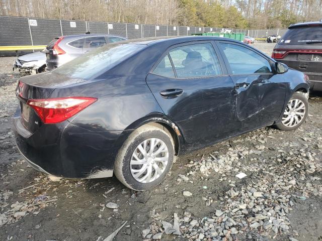  TOYOTA COROLLA 2017 Черный
